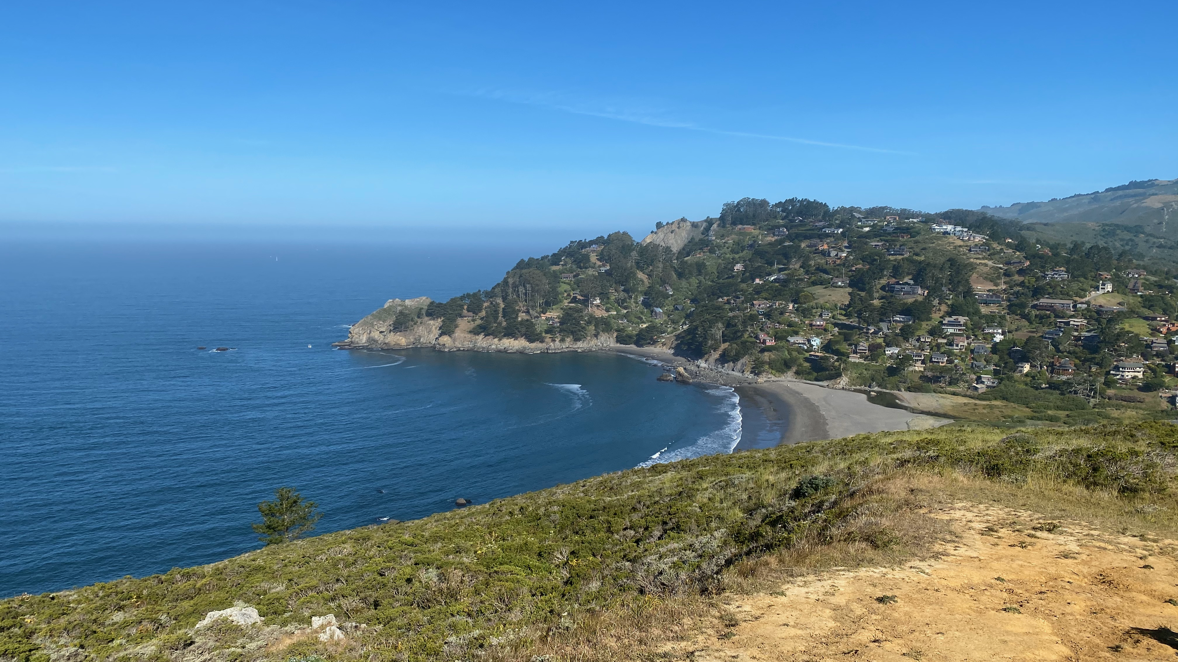 That climb up the Coastal Fire Road from Muir Beach is a DOOZY