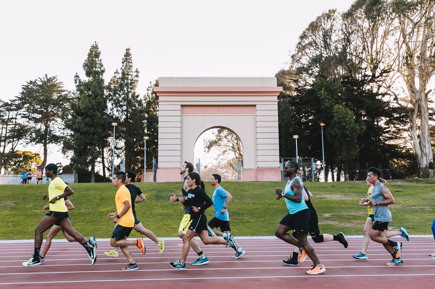 Nike Run Club track workout, July 2016, photo credit: Spencer Cotton, Nike Run Club IIRC